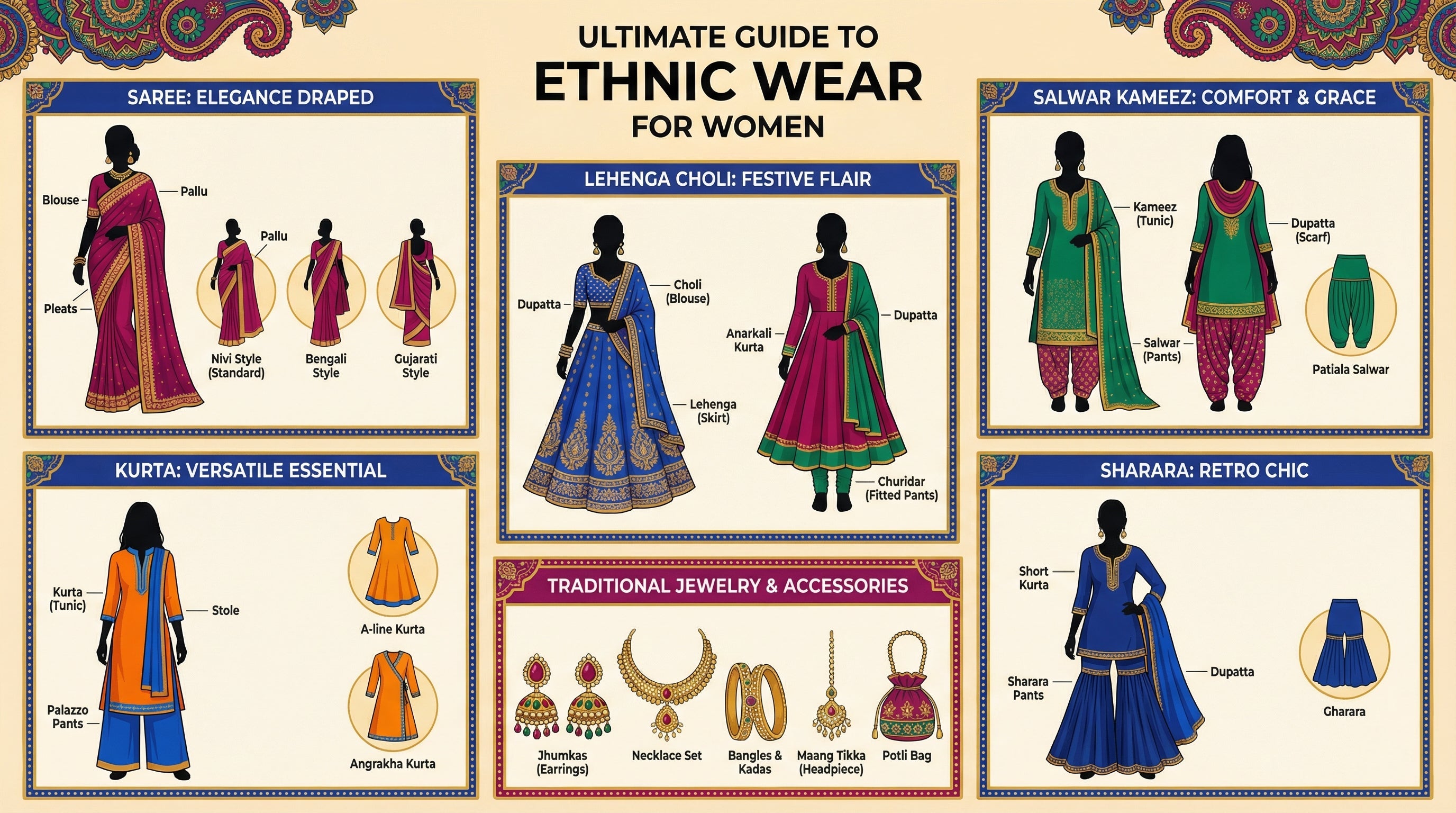 The Ultimate Guide to Ethnic Wear for Women: Styles, Trends, and Beyond
