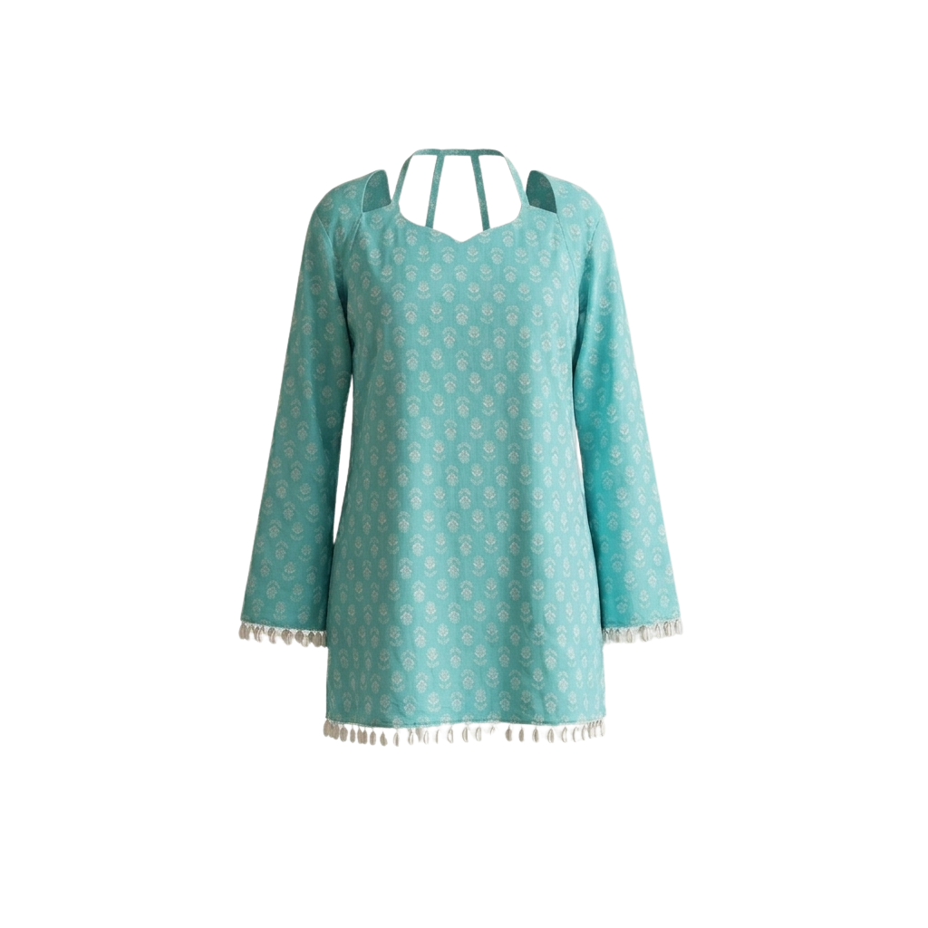 Cyan kurti