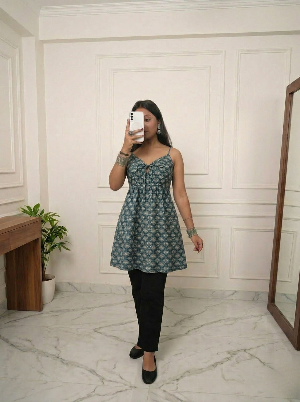 Front Tie Knot kurti