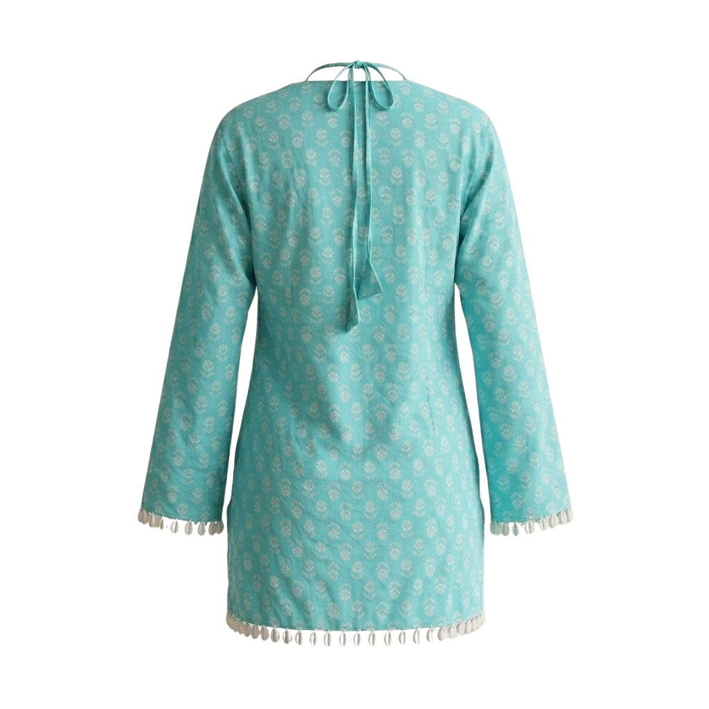 Halter Neck Kurti with lace