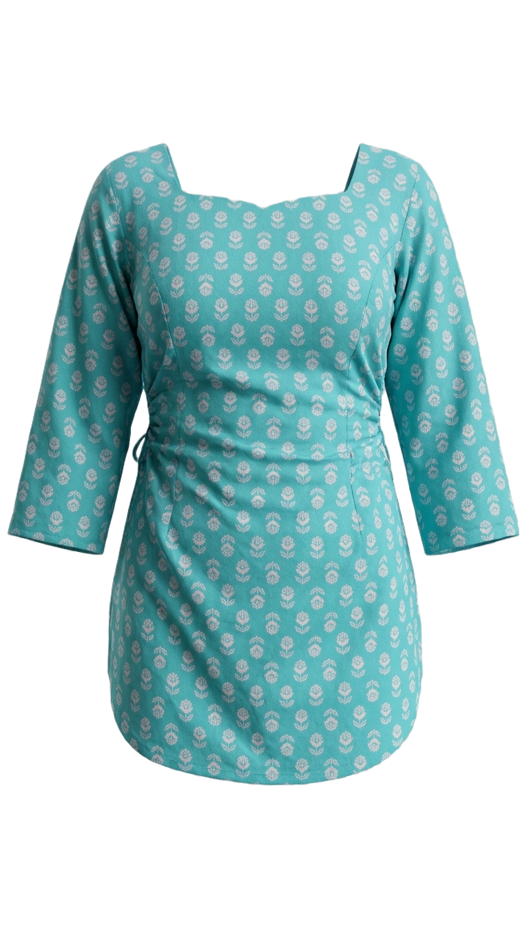 Cyan kurti